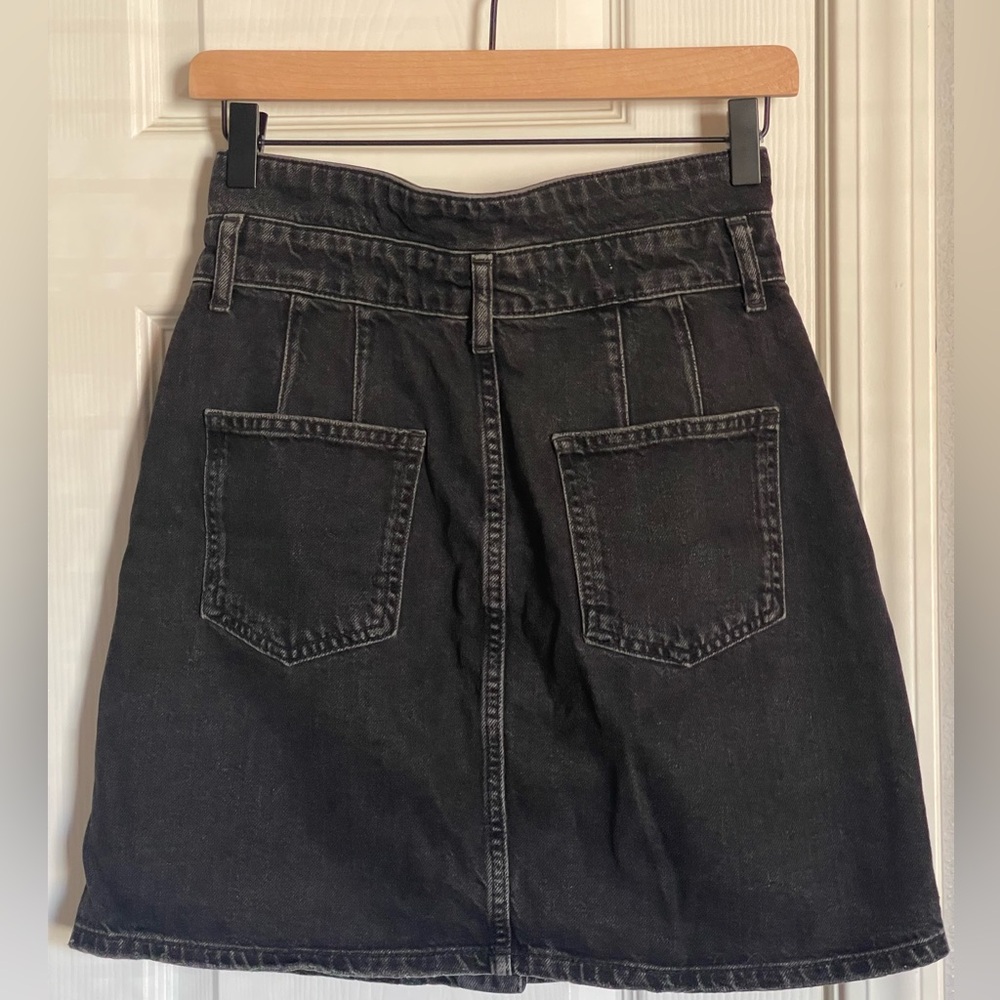 Anthropologie “Pilcro” Button Front Denim Mini Skirt. - Picture 2 of 7